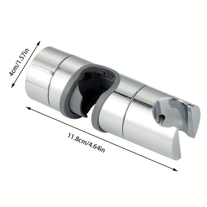 Universal Shower Head Holder Adjustable 18~25Mm ABS Chrome Shower Rail Holder Bathroom Accessories Shower Mounting Brackets Univ
